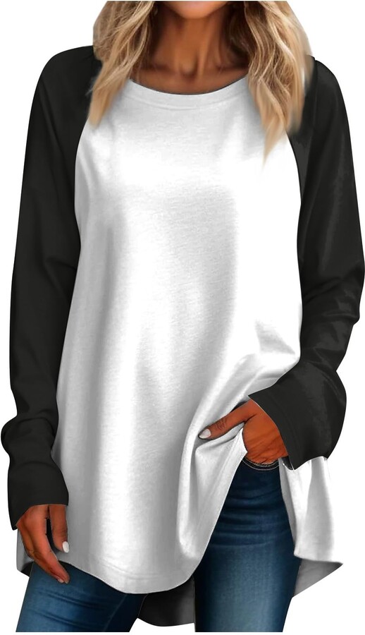  FlekmanArt Plus Size Tops for Women Valentines Womens 3/4  Sleeve Tops Custom Shirt Crewneck Sweatshirts Plus Size Robes for Women  Tunic Sweaters To Wear with Leggings Teens Girls Trendy Stuff 