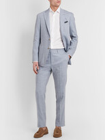 Thumbnail for your product : Canali Kei Slim-Fit Linen And Wool-Blend Suit Trousers