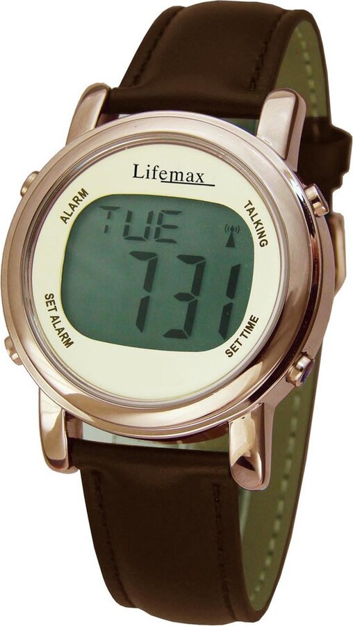 Lifemax Chic Talking Atomic Watch Unisex Quartz Watch with White Dial