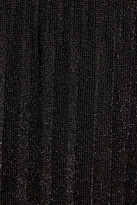 Thumbnail for your product : Missoni Pleated Metallic Crochet-knit Maxi Skirt - Black