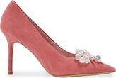 Thumbnail for your product : Kate Spade Elodie Suede Embellished Pumps