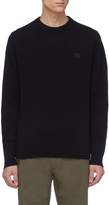 Thumbnail for your product : Acne Studios 'Nalon Face' patch wool sweater