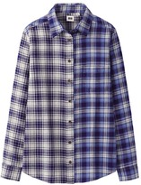 Thumbnail for your product : Uniqlo Women Flannel Check Long Sleeve Shirt