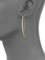 Thumbnail for your product : Mizuki Icicle Diamond & 14K Yellow Gold Earrings