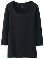 Thumbnail for your product : Uniqlo WOMEN Supima Cotton Crew Neck 3/4 Sleeve T-Shirt