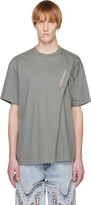 Thumbnail for your product : Y/Project Gray Embroidered T-Shirt