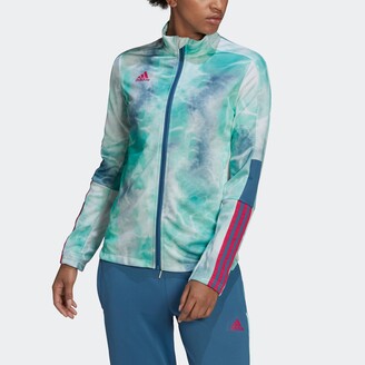 adidas Women's Blue Activewear Jackets | ShopStyle