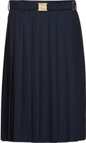 Pleated Midi Skirt 