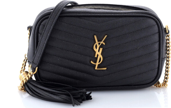 Saint Laurent Lou Camera Bag Matelasse Chevron Leather Mini