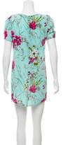 Thumbnail for your product : ABS by Allen Schwartz Short Sleeve Print Mini Dress