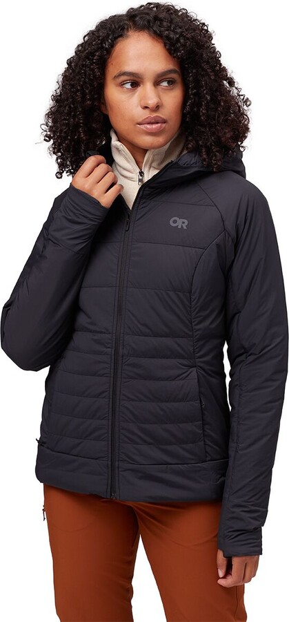shadow insulated hooded jacket