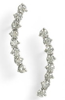 Thumbnail for your product : Nadri Salome East West Crystal Ear Crawlers