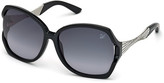 Thumbnail for your product : Swarovski Djulia Black Sunglasses