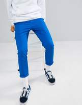 Thumbnail for your product : ASOS Design Slim Cropped Chinos In Bright Blue