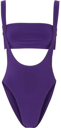 Norma Kamali Suspender Marissa Bikini - Purple - ShopStyle One Piece  Swimsuits