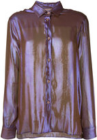 Christopher Kane - buttoned shirt - women - Soie/Polyester - 44