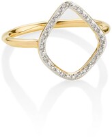 Thumbnail for your product : Monica Vinader Riva Diamond Hoop Ring