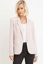 Thumbnail for your product : Forever 21 Woven Boyfriend Blazer