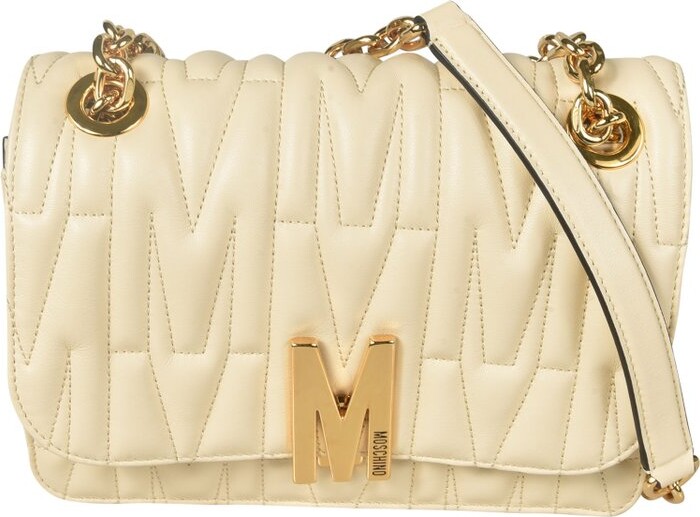 Moschino Shoulder Bag With Quilted Logo - ShopStyle