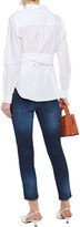 Thumbnail for your product : BA&SH Belted Cotton-poplin Shirt