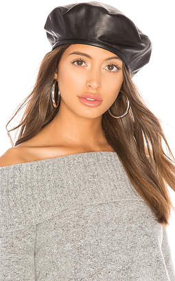 Hat Attack Leather Beret