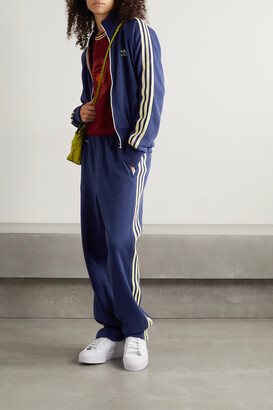 infinite In time pageant adidas + Wales Bonner Crochet-trimmed Knitted Track Jacket - Blue -  ShopStyle