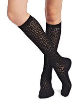 Thumbnail for your product : Wet Seal Pointelle Knee-High Socks