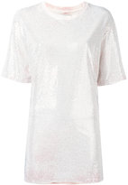 Faith Connexion - t-shirt oversize à ornements - women - coton/Aluminium - S
