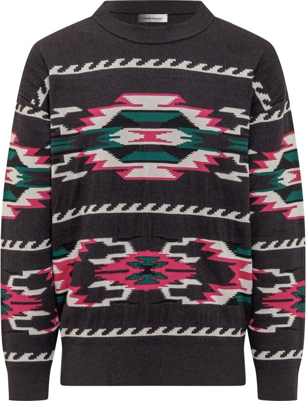 for Men Mens Clothing Sweaters and knitwear Turtlenecks Save 8% Isabel Marant Multicolor Acrylique Ble in Pink Brown 