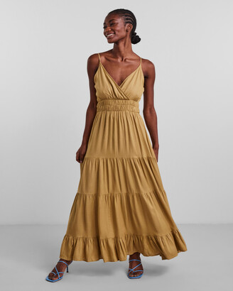 Y.A.S Women's Yellow Maxi dresses - Sirala Sleeveless Long Dress