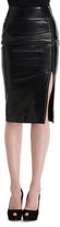 Thumbnail for your product : Alexander McQueen Mini-Stud Detail High-Waist Leather Skirt