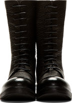 Thumbnail for your product : Marsèll Black Zucca Zeppa Combat Boots