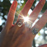 Thumbnail for your product : Amelia May Larue. Sterling Silver Facted Oval Moonstone Ring