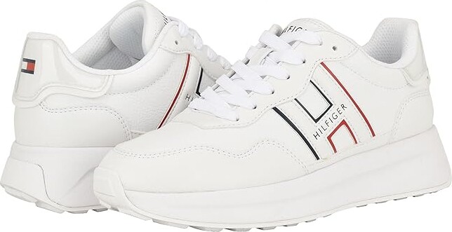 Tommy Hilfiger Women\'s White Sneakers & Athletic Shoes on Sale | ShopStyle