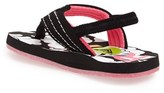Thumbnail for your product : Roxy 'Teenie Wahine - Low Tide' Flip Flop (Walker & Toddler)