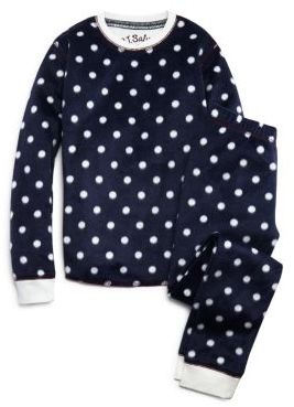 PJ Salvage Girls' Polka Dot Pajama Set - Sizes 8-14