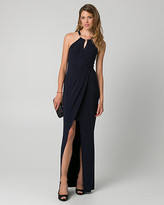 Thumbnail for your product : Le Château Knit Halter Gown
