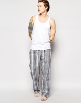 Thumbnail for your product : Calvin Klein Woven Plaid Lounge Bottoms