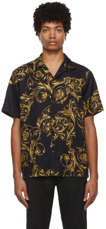 Versace Jeans Couture Black Garland Shirt - ShopStyle T-shirts