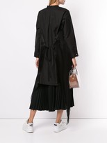 Thumbnail for your product : Shanshan Ruan Chiffon-Panelled Poplin Dress