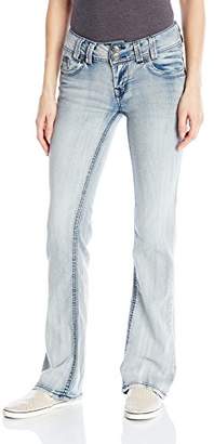 WallFlower Jeans Women's Instastretch Luscious Curvy Bootcut Jeans,7