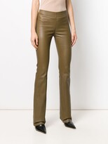 Thumbnail for your product : Drome Flared Textured Trousers