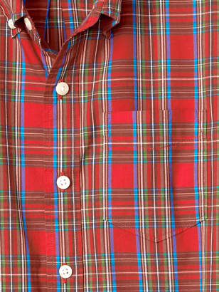 Gap Plaid poplin button-down shirt