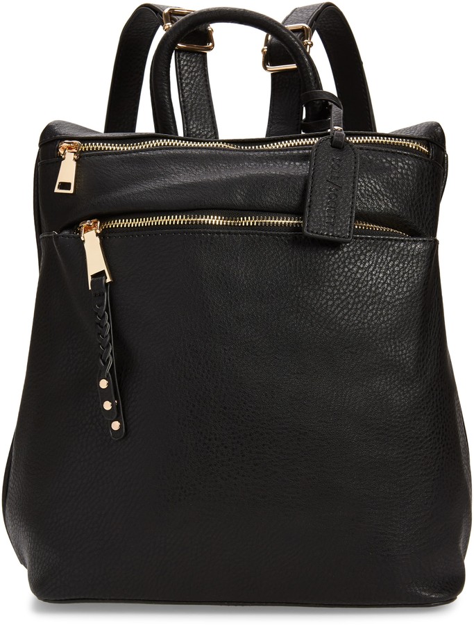 sole society leather backpack