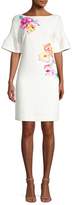 Thumbnail for your product : Trina Turk Soujourn Classic Crepe Embroidered Dress