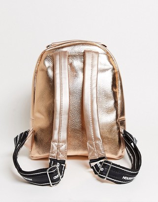 House of Holland Backpack In Rose Gold