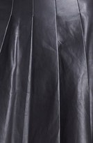 Thumbnail for your product : Nordstrom Miss Wu Pleated Leather Skirt Exclusive)