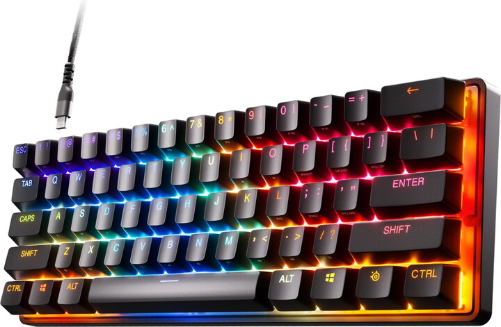 SteelSeries Apex Pro Mini HyperMagnetic Gaming Keyboard – World’s Fastest Keyboard – Compact 60% Form Factor - With Rapid Tap