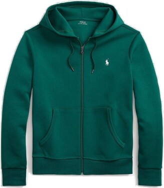 green polo hoodie men