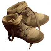 Thumbnail for your product : Isabel Marant Green Pony-style calfskin Trainers